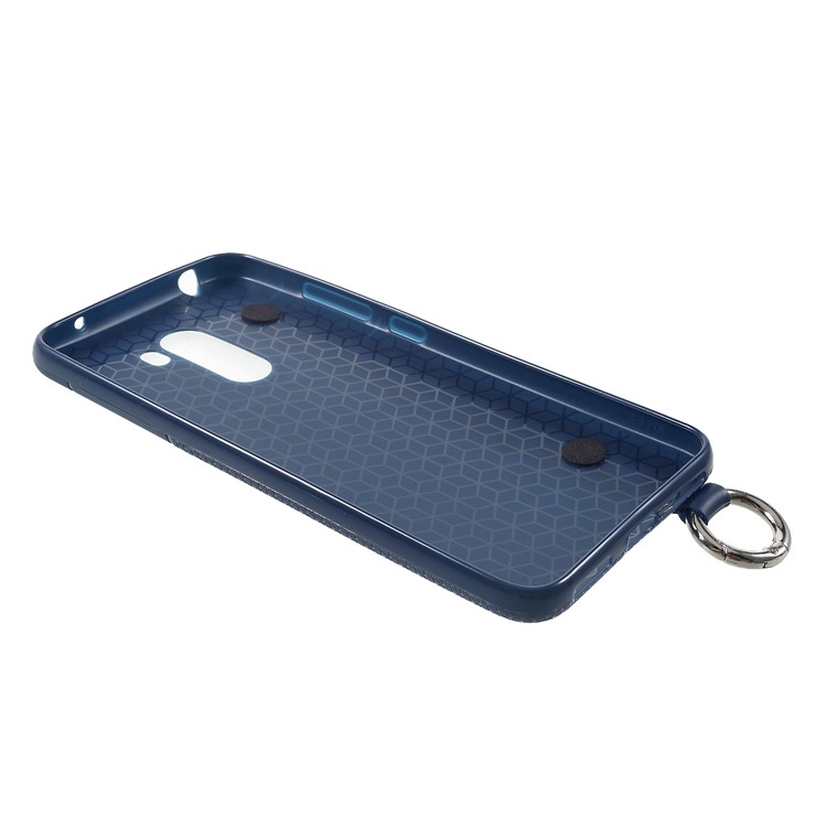 Triangle Pattern TPU Mobile Phone Cover for Xiaomi Pocophone F1 / Poco F1 (India) - Blue-4