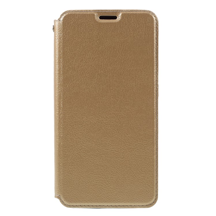 Auto-absorbed Card Holder Stand Leather Protection Shell for Xiaomi Pocophone F1 / Poco F1 - Gold-1