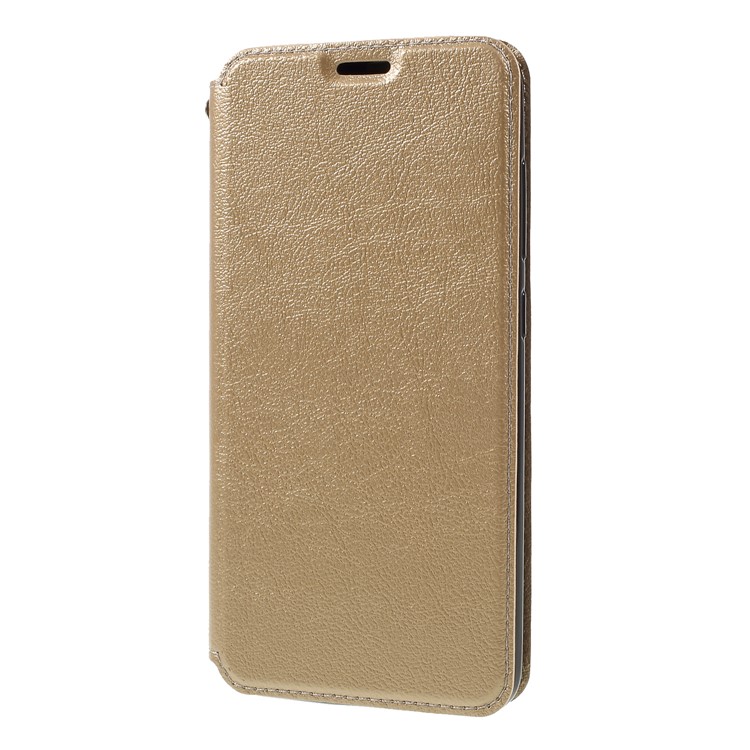 Auto-absorbed Card Holder Stand Leather Protection Shell for Xiaomi Pocophone F1 / Poco F1 - Gold-3
