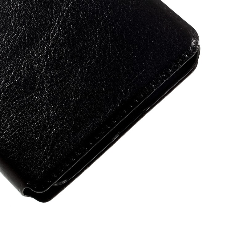 Crazy Horse Card Holder Leather Stand Case for Xiaomi Mi 5s - Black-4
