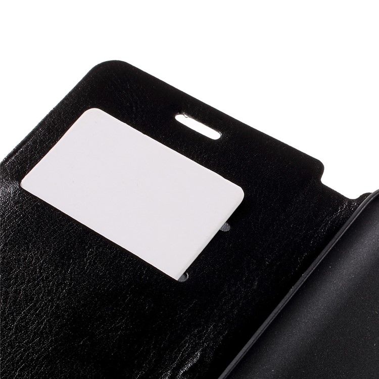 Crazy Horse Card Holder Leather Stand Case for Xiaomi Mi 5s - Black-9