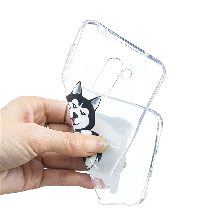 Embossment TPU Protection Pattern Printing Casing for Xiaomi Pocophone F1 / Poco F1 (India) - Adorable Dogs-5
