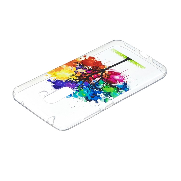 Embossment TPU Protection Pattern Printing Cover for Xiaomi Pocophone F1 / Poco F1 (India) - Colorful Tree-4