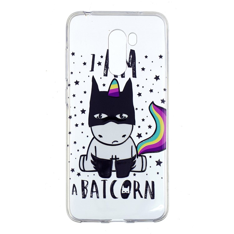 Embossment TPU Protection Pattern Printing Case Shell for Xiaomi Pocophone F1 / Poco F1 (India) - Cool Unicorn-2