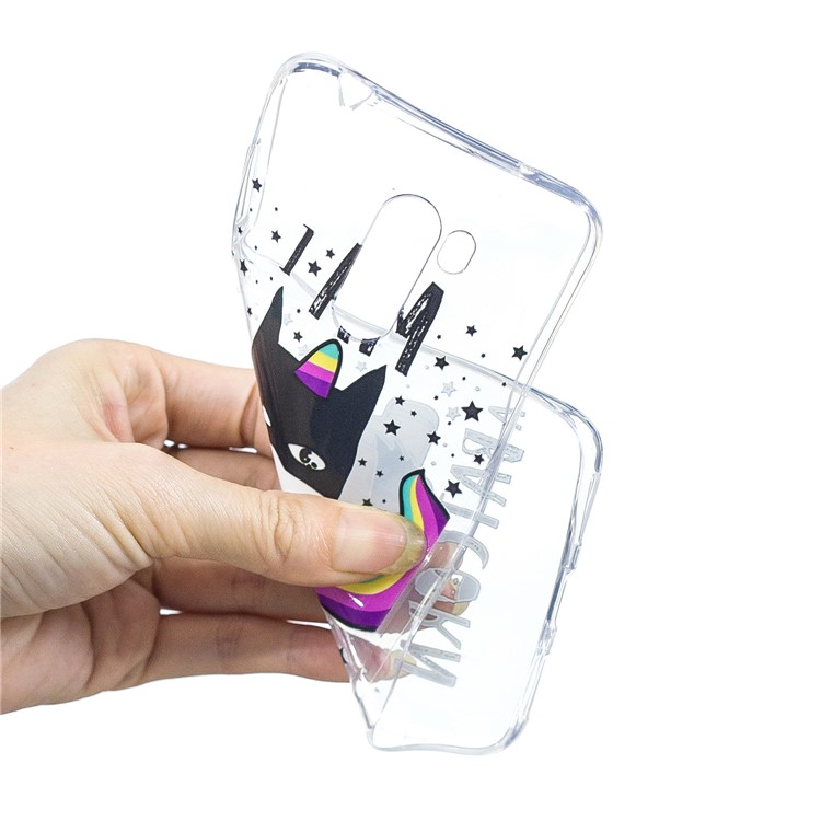 Embossment TPU Protection Pattern Printing Case Shell for Xiaomi Pocophone F1 / Poco F1 (India) - Cool Unicorn-5