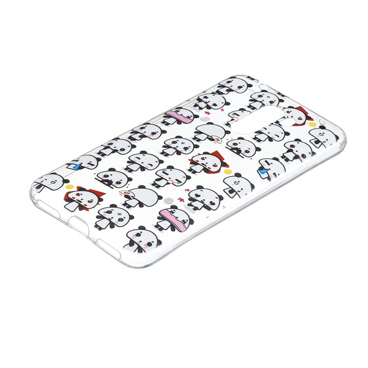 Embossment TPU Protection Pattern Printing Cellphone Case for Xiaomi Pocophone F1 / Poco F1 (India) - Lovely Pandas-3