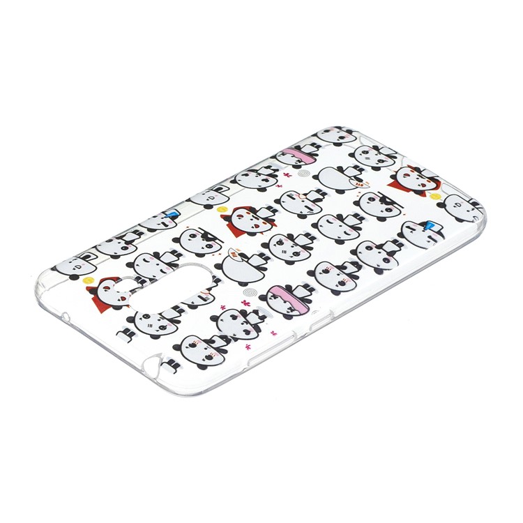 Embossment TPU Protection Pattern Printing Cellphone Case for Xiaomi Pocophone F1 / Poco F1 (India) - Lovely Pandas-4