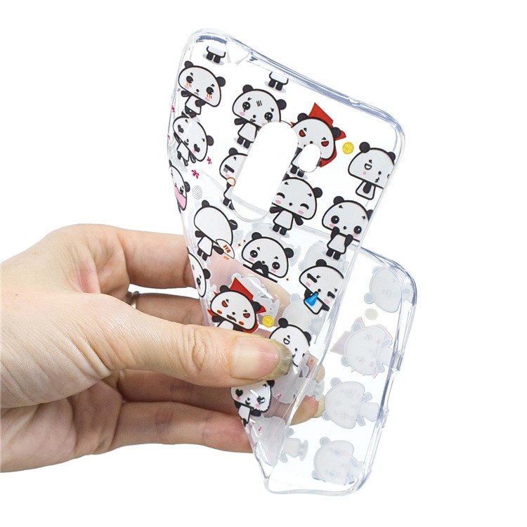 Embossment TPU Protection Pattern Printing Cellphone Case for Xiaomi Pocophone F1 / Poco F1 (India) - Lovely Pandas-5