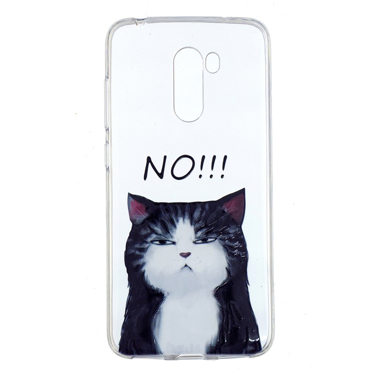 TPU Protection Embossment Pattern Printing Mobile Cover for Xiaomi Pocophone F1 / Poco F1 (India) - Cat-2