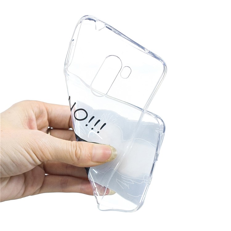 TPU Protection Embossment Pattern Printing Mobile Cover for Xiaomi Pocophone F1 / Poco F1 (India) - Cat-5