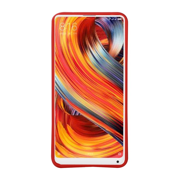 Litchi Skin TPU Back Case for Xiaomi Pocophone F1 / Poco F1 in India - Red-3
