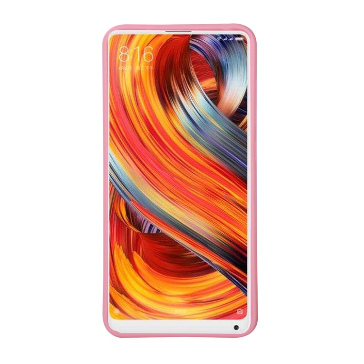 Litchi Skin TPU Cover Case for Xiaomi Pocophone F1 / Poco F1 in India - Pink-3