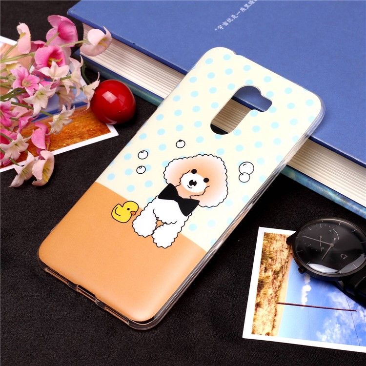 Pattern Printing Matte Surface IMD TPU Case for Xiaomi Pocophone F1 / Poco F1 in India - Dog-1