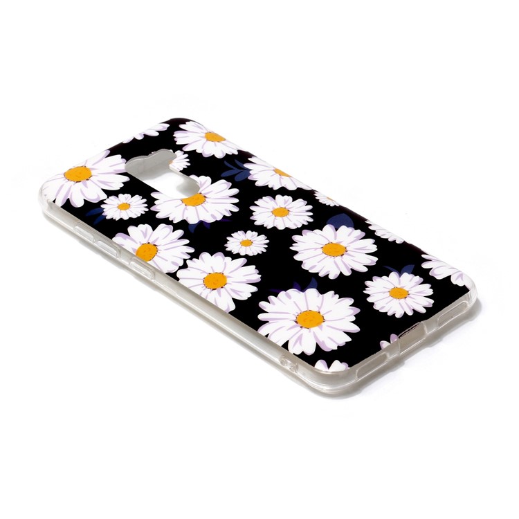 Pattern Printing Matte Surface IMD TPU Case Cover for Xiaomi Pocophone F1 / Poco F1 in India - Chrysanthemum-3