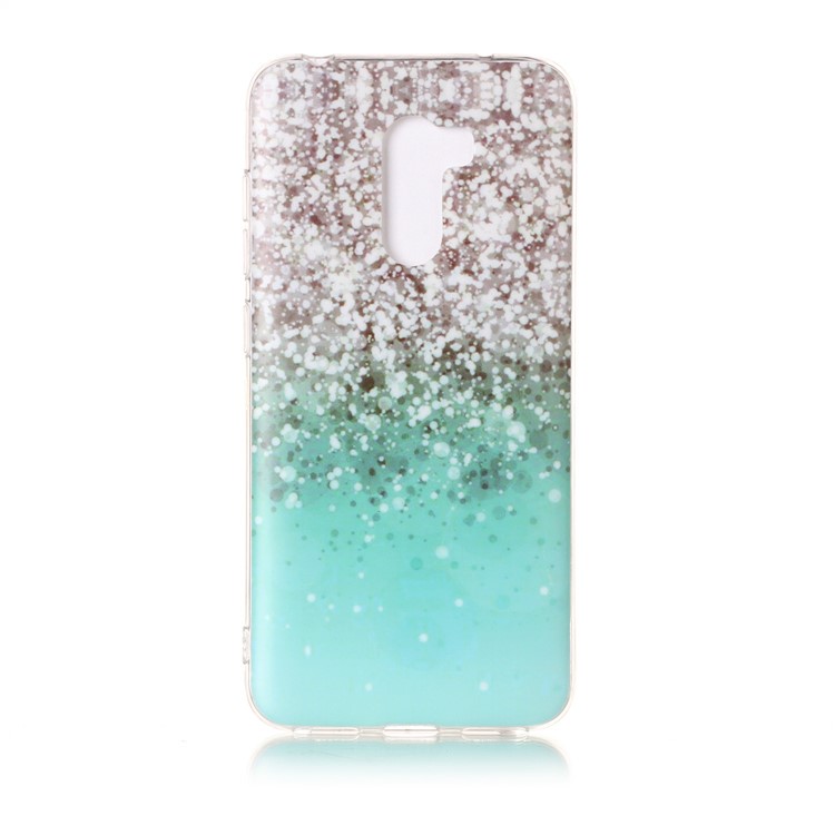 Pattern Printing Matte Surface IMD TPU Gel Case for Xiaomi Pocophone F1 / Poco F1 in India - Sequins-2