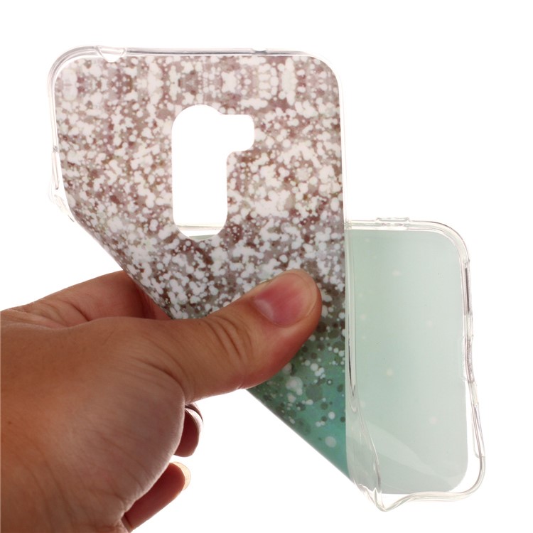Pattern Printing Matte Surface IMD TPU Gel Case for Xiaomi Pocophone F1 / Poco F1 in India - Sequins-4