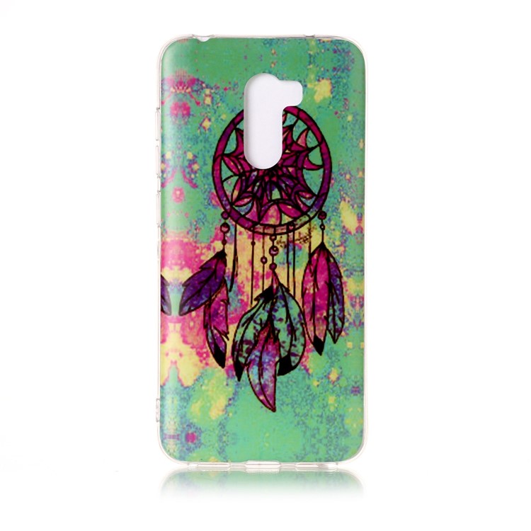 Pattern Printing Matte Surface IMD TPU Flexible Case for Xiaomi Pocophone F1 / Poco F1 in India - Dream Catcher-2