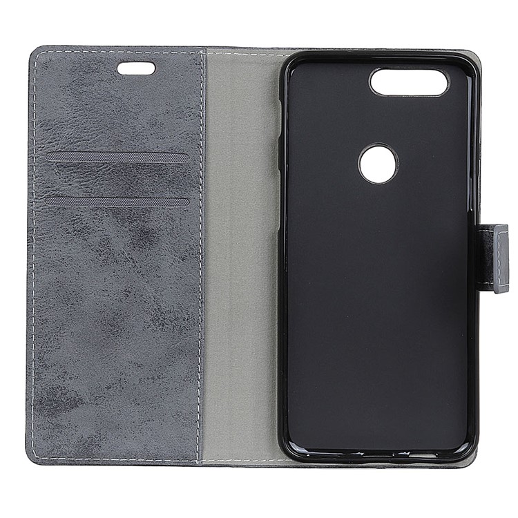 Retro Style Wallet PU Leather Phone Case for Xiaomi Mi 8 Lite / Mi 8 Youth (Mi 8X) - Grey-6