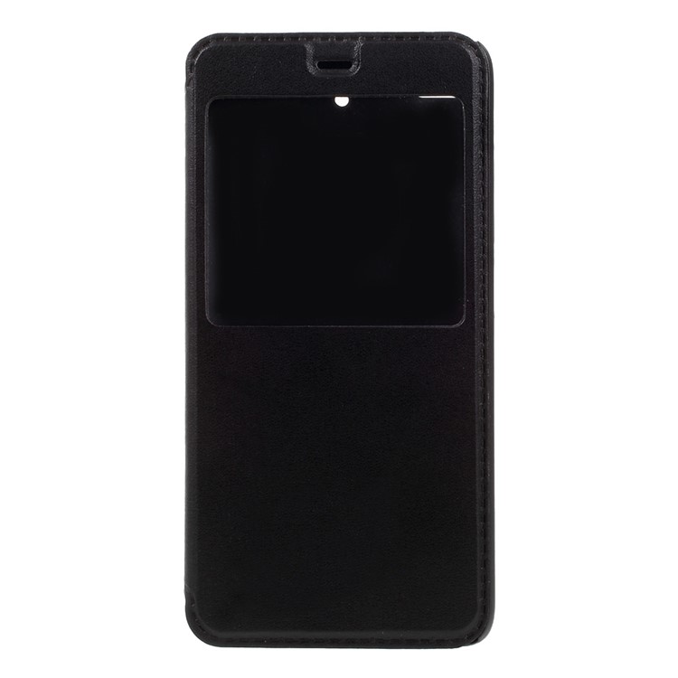 View Window Leather Stand Case for Xiaomi Mi 5s - Black-3