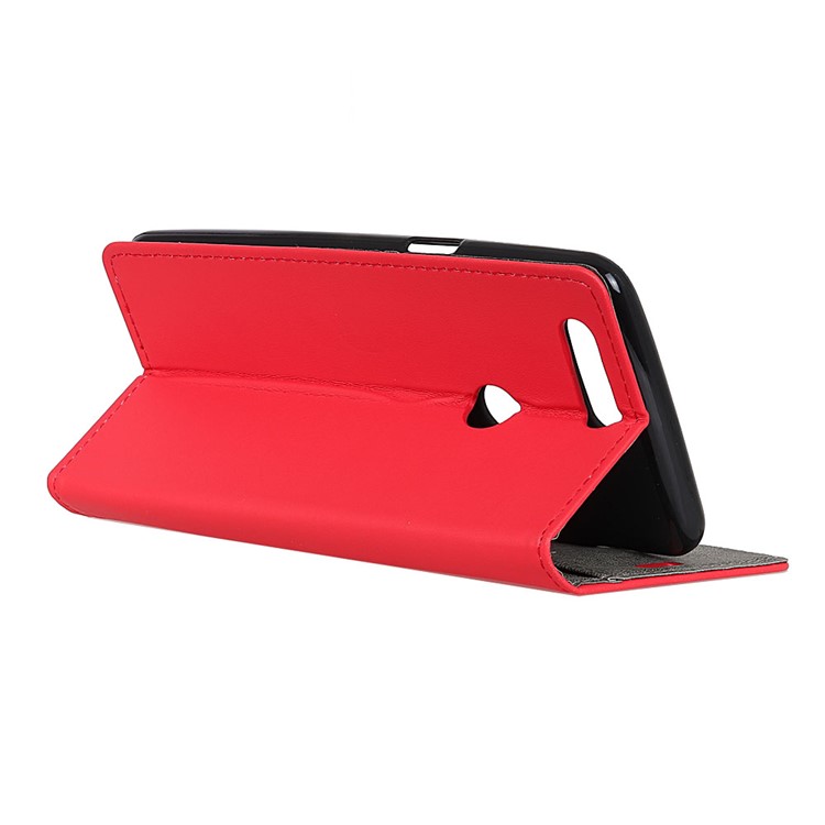 Leather Stand Wallet Folio Case Accessory for Xiaomi Mi 8 Lite / Mi 8 Youth (Mi 8X) - Red-5