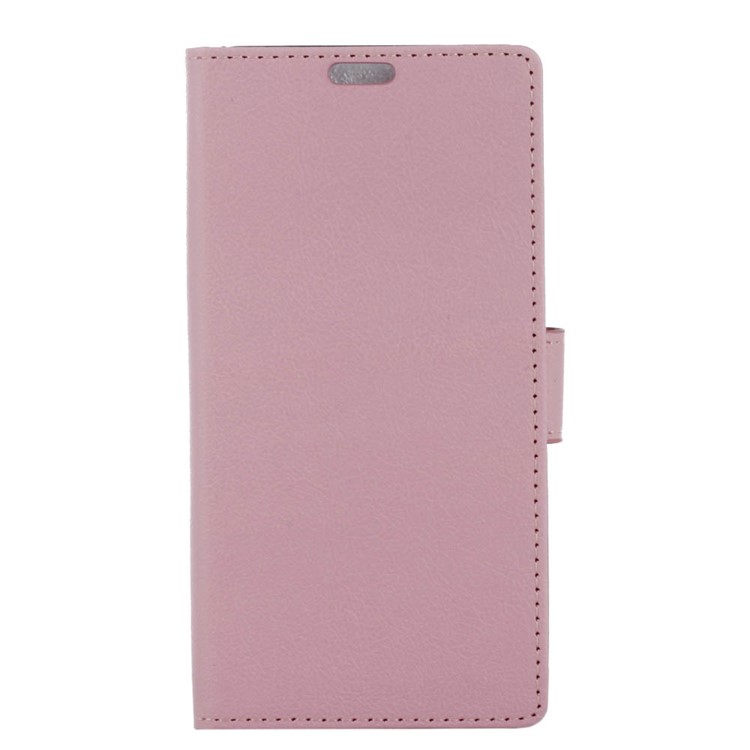 Wallet Stand Leather Folio Phone Case for Xiaomi Mi 8 Lite / Mi 8 Youth (Mi 8X) - Pink-1