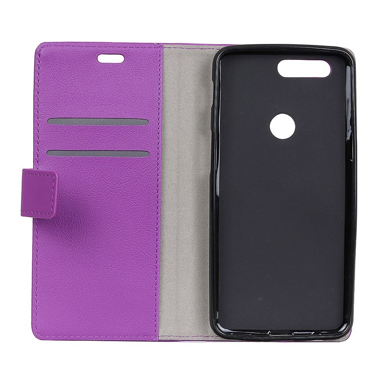 PU Leather Magnetic Wallet Phone Casing with Stand for Xiaomi Mi 8 Lite / Mi 8 Youth (Mi 8X) - Purple-4