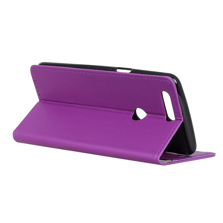 PU Leather Magnetic Wallet Phone Casing with Stand for Xiaomi Mi 8 Lite / Mi 8 Youth (Mi 8X) - Purple-5