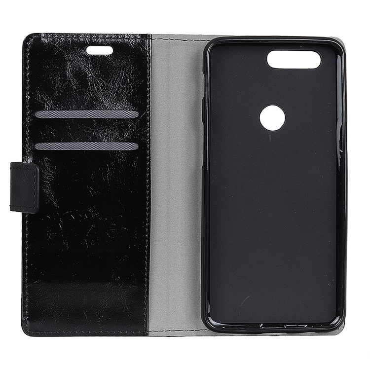 Crazy Horse Texture Wallet Leather Stand Case for Xiaomi Mi 8 Lite / Mi 8 Youth (Mi 8X) - Black-4