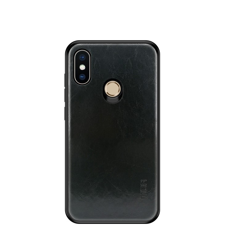 MOFI PU Leather Coated PC + TPU Hybrid Mobile Case for Xiaomi Mi A2 Lite / Redmi 6 Pro - Black-1