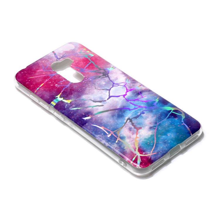 Marble Pattern Plated IMD TPU Soft Cover for Xiaomi Pocophone F1 / Poco F1 - Multi-color-2