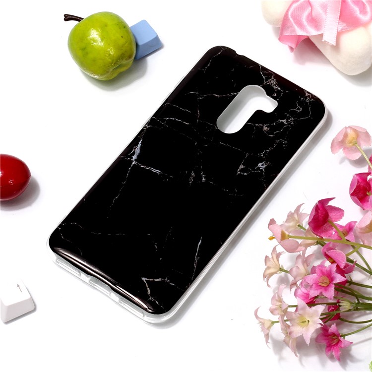 Marble Pattern Printing IMD Soft TPU Protective Case for Xiaomi Pocophone F1 / Poco F1 (India) - Black-3