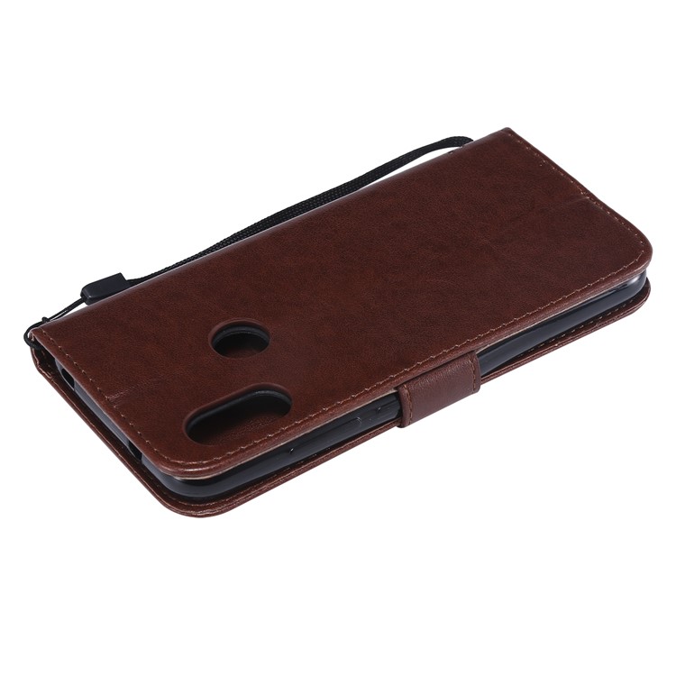 Imprint Cat and Tree Wallet Leather Mobile Phone Shell with Stand for Xiaomi Mi A2 Lite / Redmi 6 Pro (China) - Brown-6
