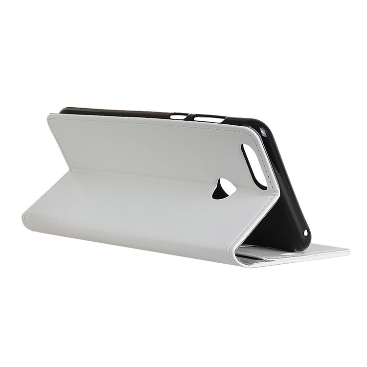 Crazy Horse Stand Wallet Leather Phone Cover for Xiaomi Mi 8 Lite / Mi 8 Youth (Mi 8X) - White-5