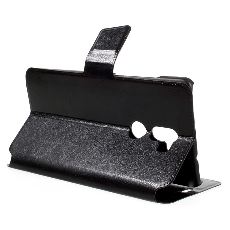 BOSILANG Card Holder Leather Stand Case for Xiaomi Mi 5s Plus - Black-5