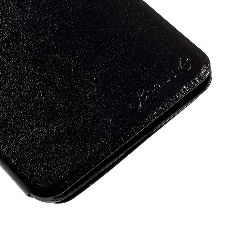 BOSILANG Card Holder Leather Stand Case for Xiaomi Mi 5s Plus - Black-8