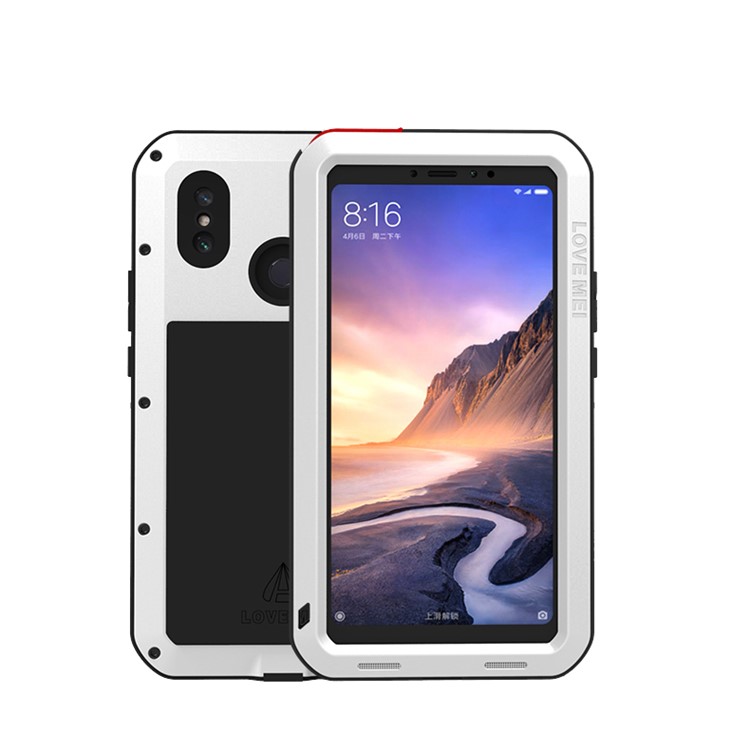 LOVE MEI Shockproof Dropproof Dustproof Cover for Xiaomi Mi Max 3 - White-1
