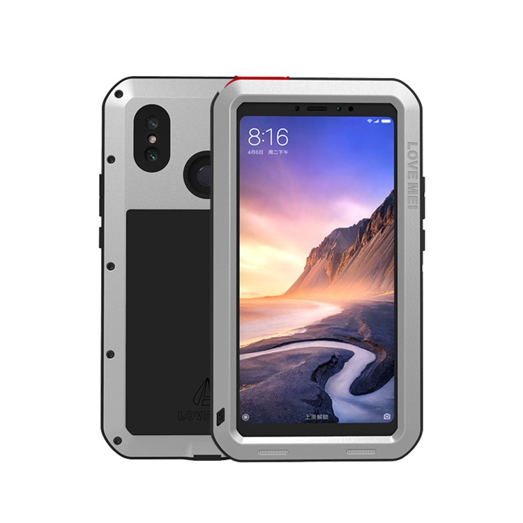 LOVE MEI Shockproof Dropproof Dustproof Shell Case for Xiaomi Mi Max 3 - Silver-1
