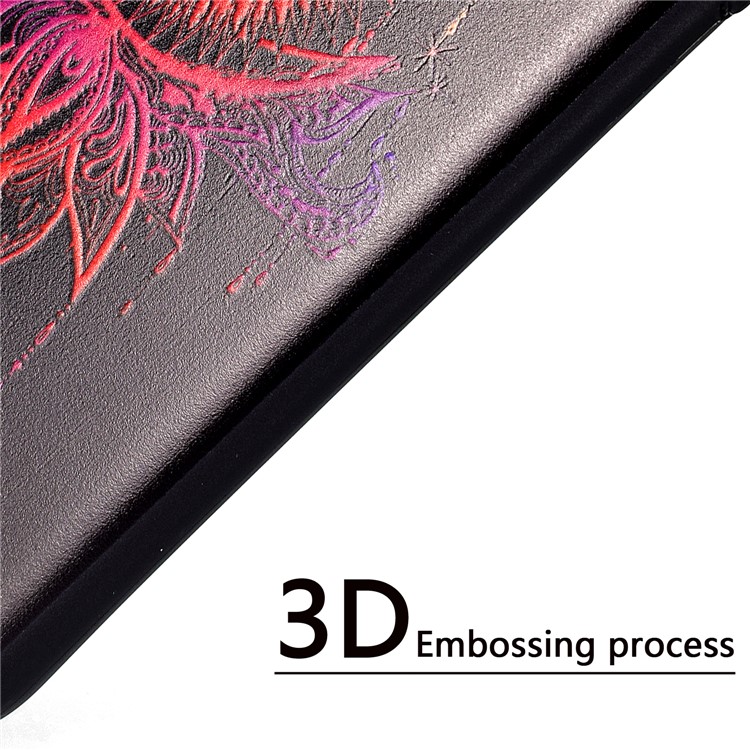 Pattern Printing Embossed TPU Mobile Phone Case for Xiaomi Redmi Note 6 Pro - Dream Catcher-5
