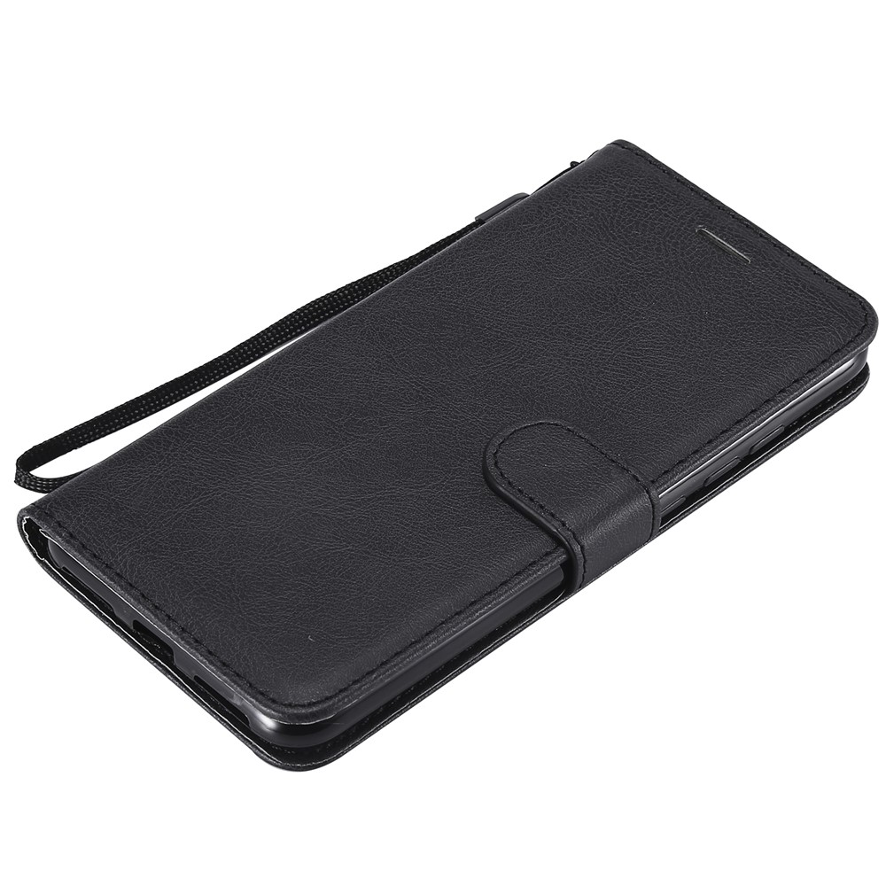 KT Leather Series-2 Solid Color PU Leather Case for Xiaomi Redmi Note 6 Pro - Black-7