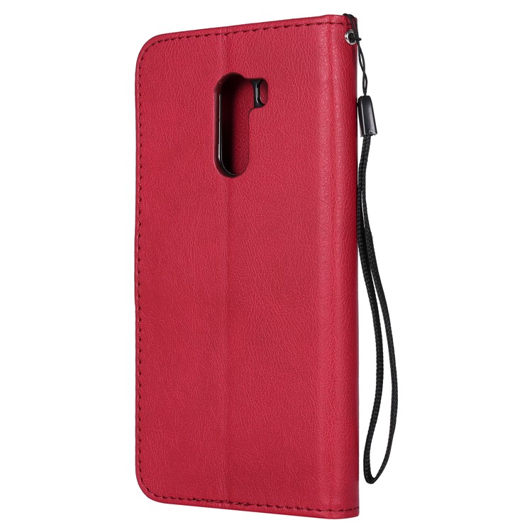 Wallet Leather Stand Cover for Xiaomi Pocophone F1 / Poco F1 in India - Red-3