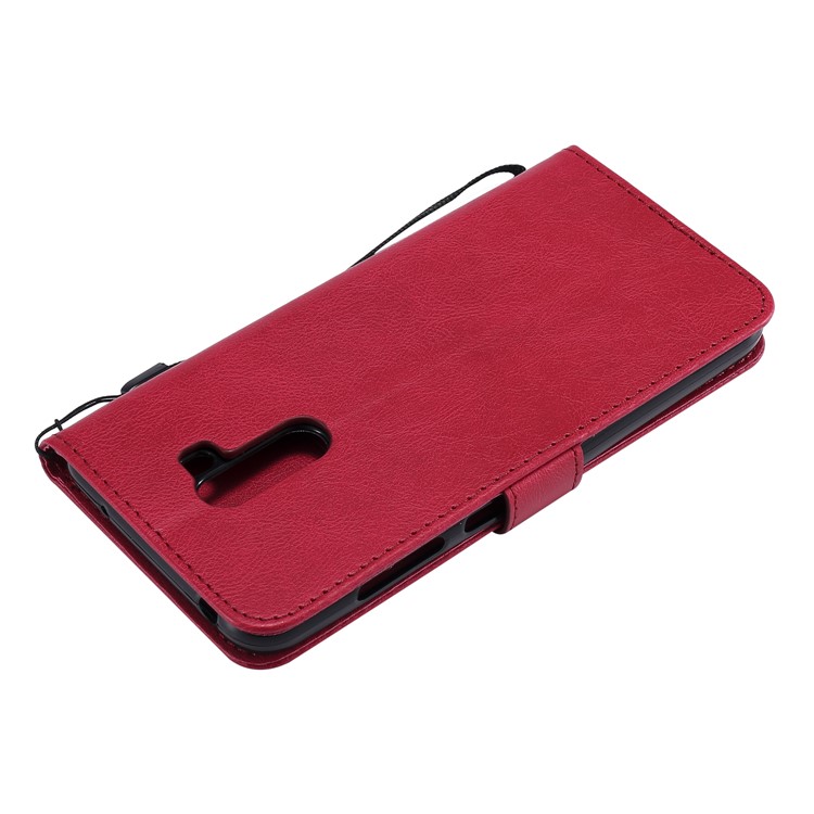 Wallet Leather Stand Cover for Xiaomi Pocophone F1 / Poco F1 in India - Red-6