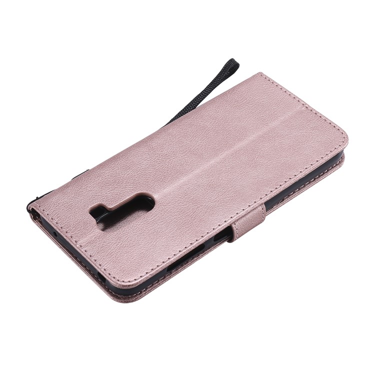 Wallet Leather Stand Phone Case for Xiaomi Pocophone F1 / Poco F1 in India - Rose Gold-6