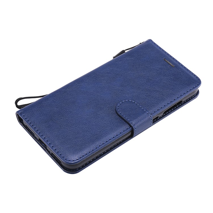 Magnetic Leather Stand Case for Xiaomi Pocophone F1 / Poco F1 in India - Blue-5