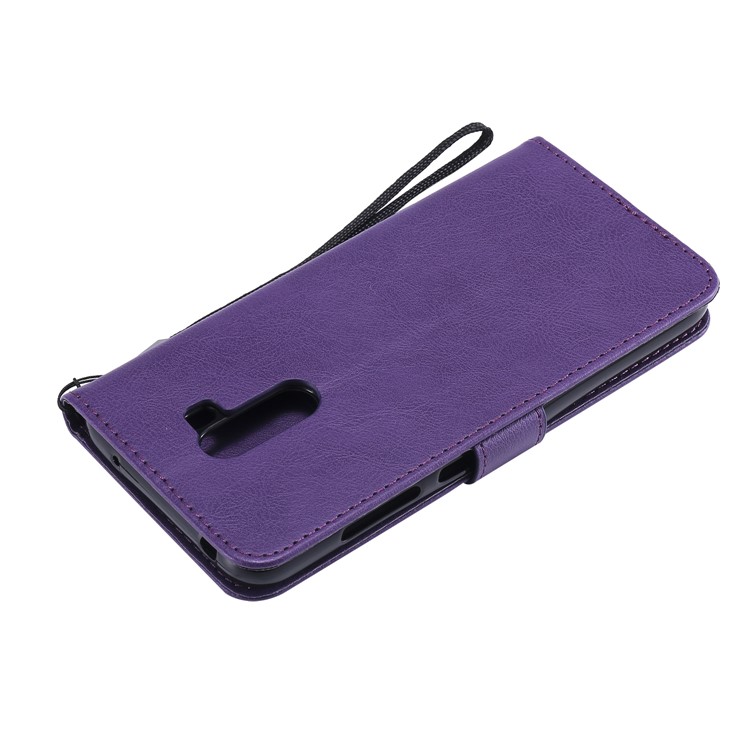Magnetic Leather Stand Cover for Xiaomi Pocophone F1 / Poco F1 in India - Purple-5