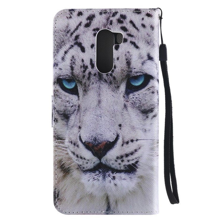 Pattern Printing Wallet Stand Magnetic Leather Flip Shell for Xiaomi Pocophone F1 / Poco F1 (India) - Leopard-3