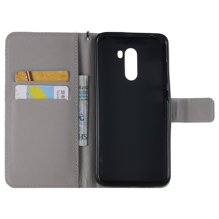 Pattern Printing Wallet Stand Magnetic Leather Flip Shell for Xiaomi Pocophone F1 / Poco F1 (India) - Leopard-4