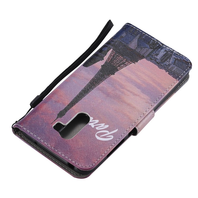 Pattern Printing Wallet Stand Magnetic Leather Flip Casing for Xiaomi Pocophone F1 / Poco F1 (India) - Paris-6