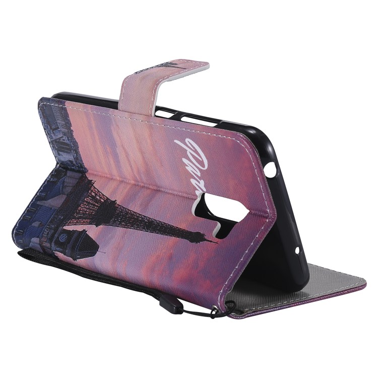 Pattern Printing Wallet Stand Magnetic Leather Flip Casing for Xiaomi Pocophone F1 / Poco F1 (India) - Paris-7