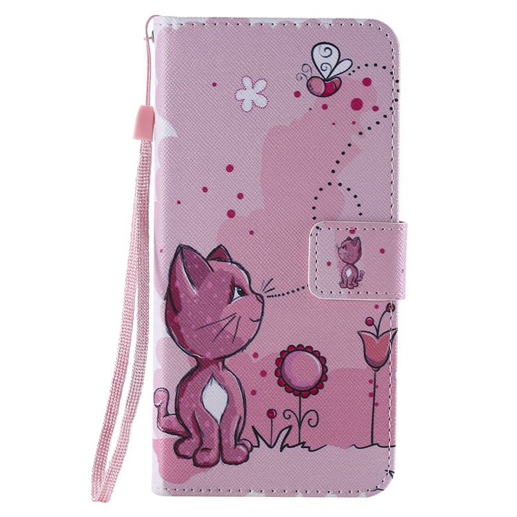 Pattern Printing Wallet Stand Magnetic Leather Flip Protective Cover for Xiaomi Pocophone F1 / Poco F1 (India) - Cat-2
