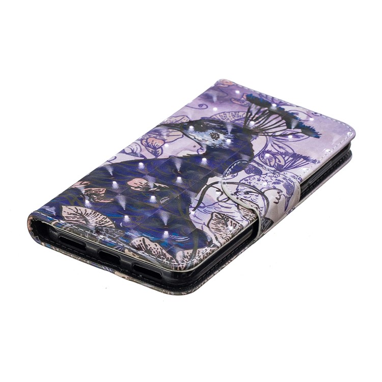 Pattern Printing PU Leather Mobile Shell with Card Slots for Xiaomi Pocophone F1 / Poco F1 (India) - Peacock-4
